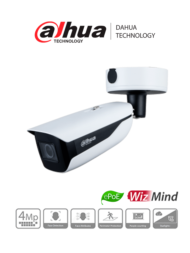 DAHUA IPC-HFW5442HN-ZHE – Cámara IP Bullet Resolución de 4 MP Lente Mo