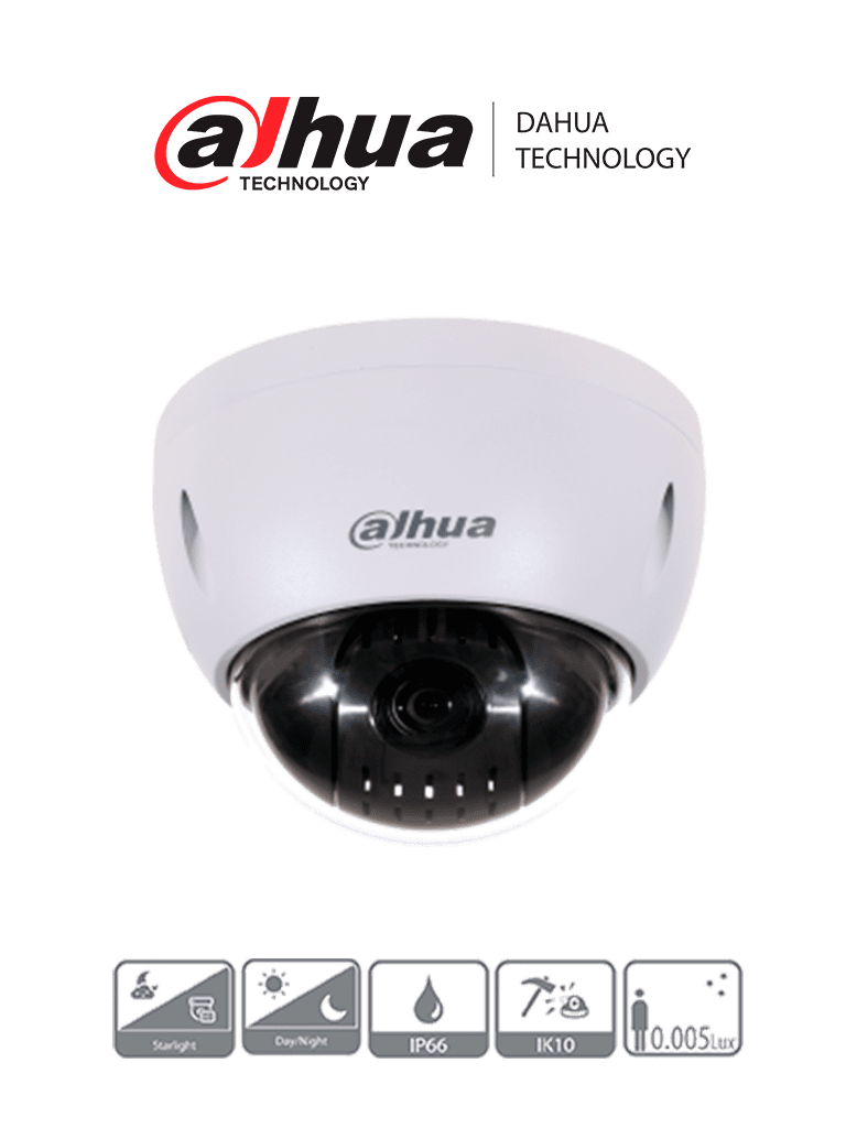 DAHUA DH-SD42215-HC-LA – Cámara PTZ de 2 Megapíxeles 1080p 15x de Zoom