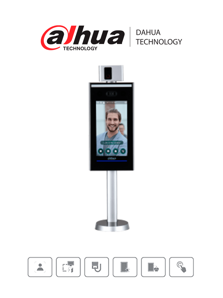 DAHUA DHI-ASI7223X-A-V1-T1 – Control de Acceso con Reconocimiento Faci