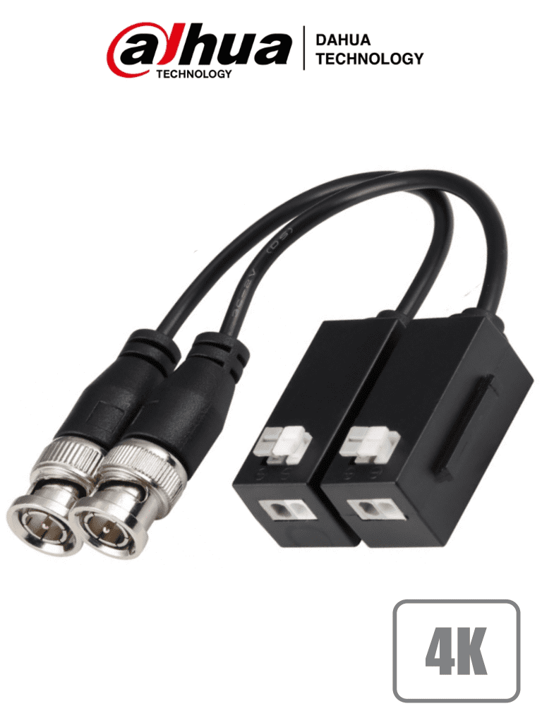 DAHUA PFM8004K – Par de Transceptores Pasivos 4k Resolución de Hasta 8