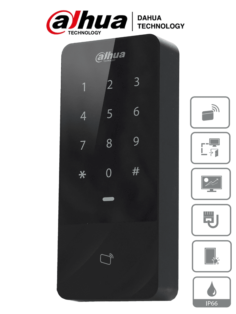 DAHUA ASI1201E-D – Control de Acceso Independiente con Teclado Touch y