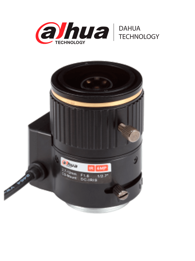 DAHUA PFL2712 – Lente varifocal de 6MP 1 2.7” de 2.7-12mm. DHT0480001