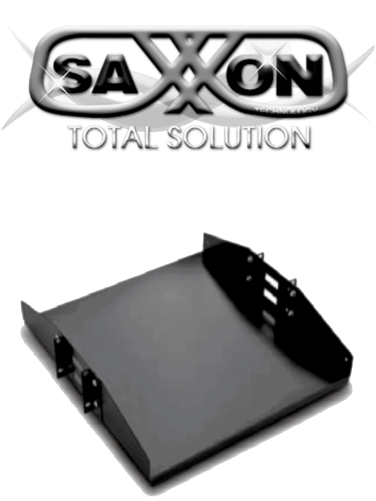 SAXXON 70140202- Charola doble cara para rack 19 pulgadas (48.26 cm) 2