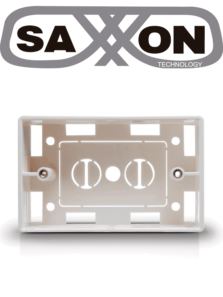 SAXXON A164B – Caja para placa de pared Usos multiples Color blanco. T