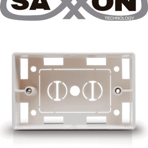 SAXXON A164B – Caja para placa de pared Usos multiples Color blanco. T SAXXON A164B – Caja para placa de pared Usos multiples Color blanco. T