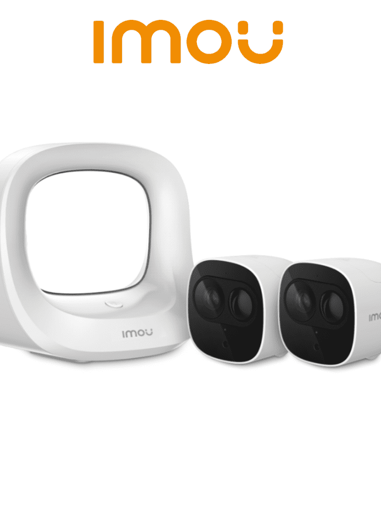 IMOU CELLPROKIT2 – 2 Cámaras 100 Libres de Cables +Estación Base Bater