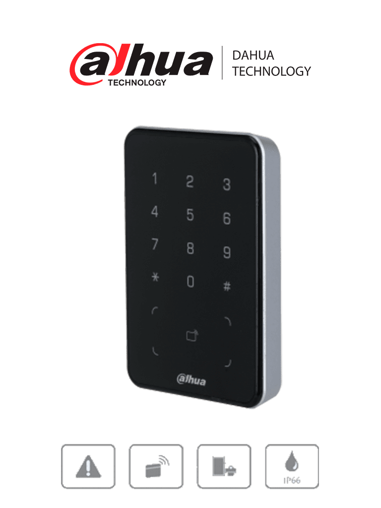 DAHUA DHI-ASR2101A-ME – Lectora con Tecnologia Dual con Teclado para P