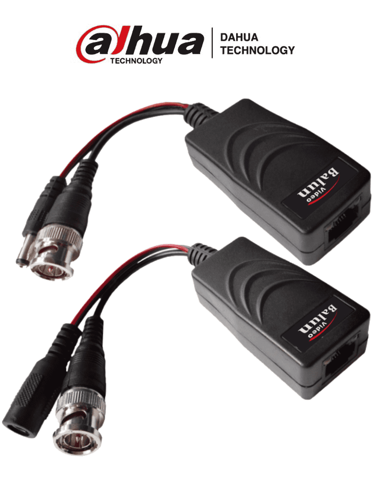 DAHUA PFM802 – Par de Transceptores Pasivos de Hasta 4 Megapíxeles par