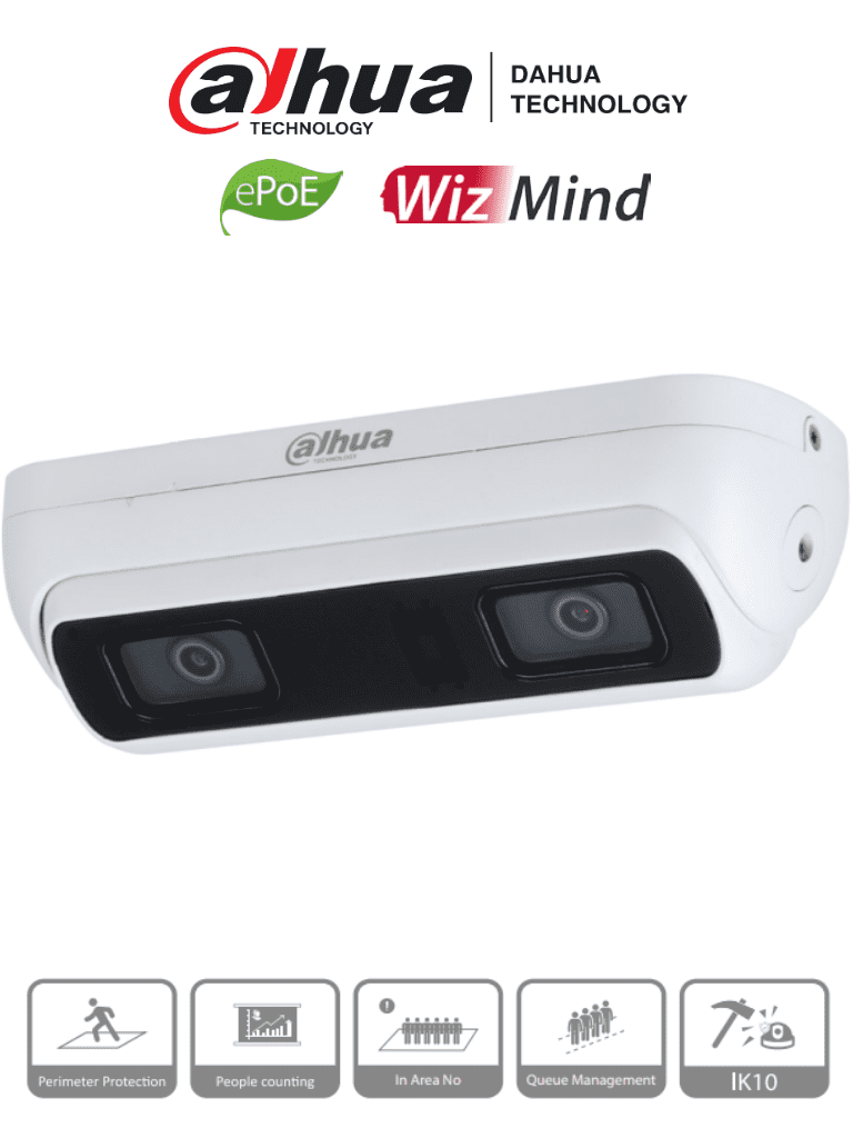 DAHUA IPC-HDW8341XN-3D-0360B-S2 – Cámara IP Dual Resolución de 3 MP Le