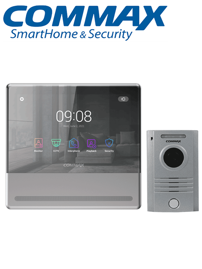 COMMAX CMV70MXP – Paquete de monitor Wifi para videoportero App Commax