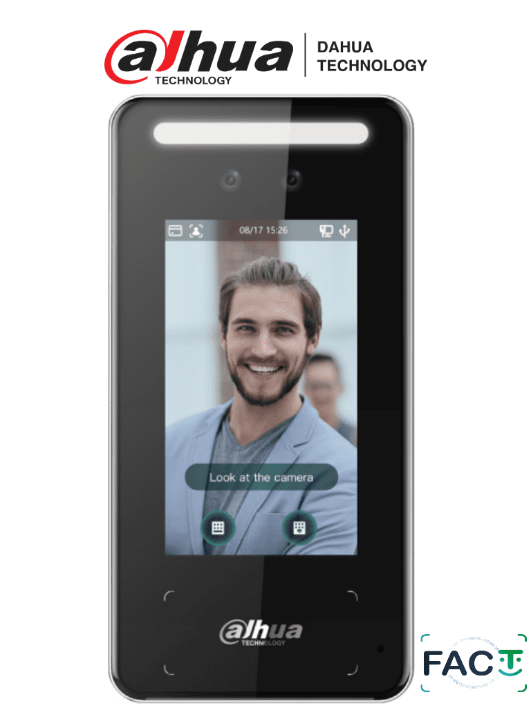 DAHUA ASI6213J-MW – Control de Acceso para Exterior con Reconocimiento