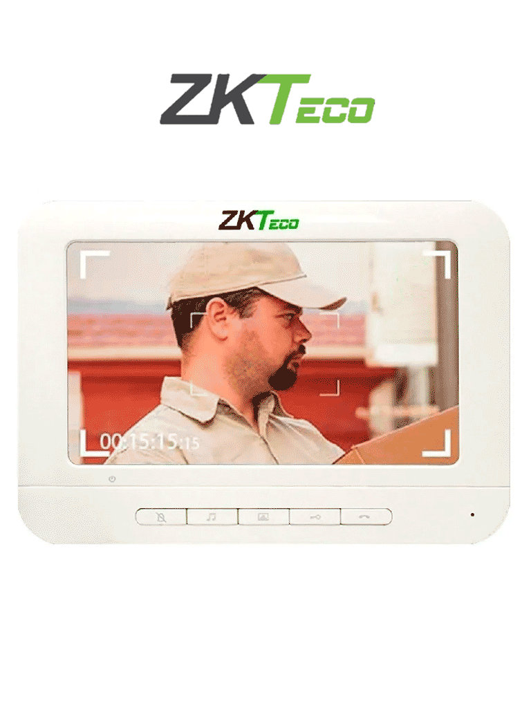 ZKTECO VDPIB3 – Monitor LCD de 7 pulgadas para Videoportero Analógico