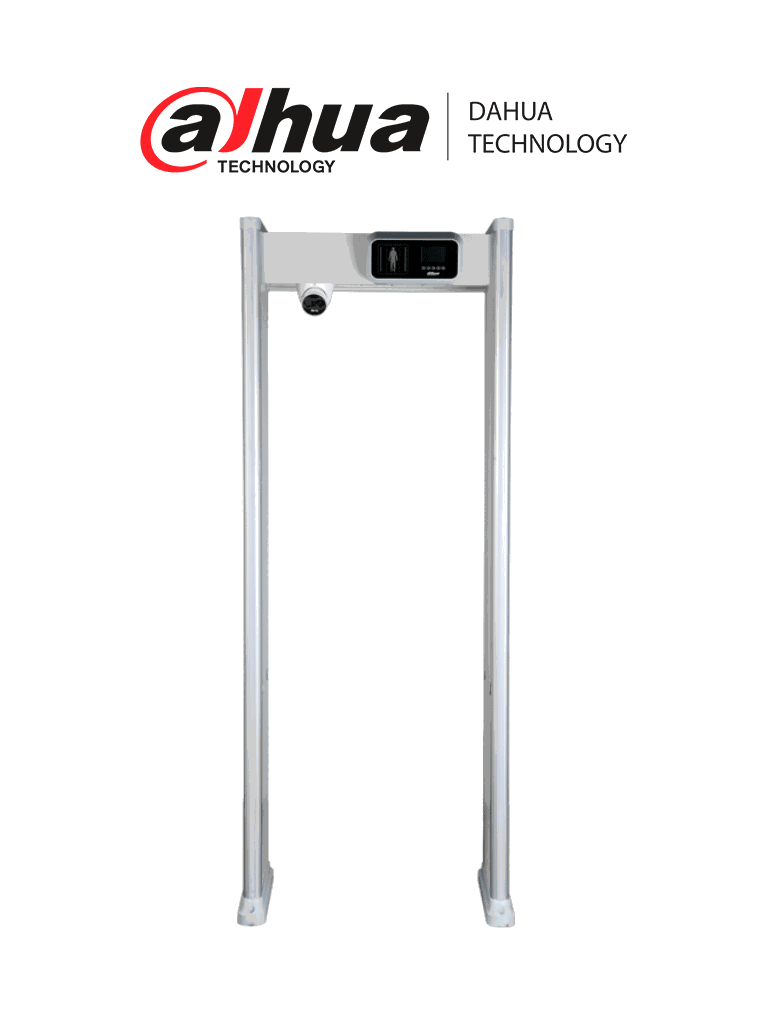 DAHUA DHI-ISC-D118-T – Arco detector de metales de 18 zonas con medici