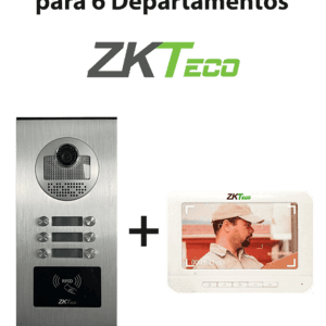 ZKTeco VE06A01PAQ7P- Paquete de Videoportero para 6 Departamentos VE06 ZKTeco VE06A01PAQ7P- Paquete de Videoportero para 6 Departamentos VE06