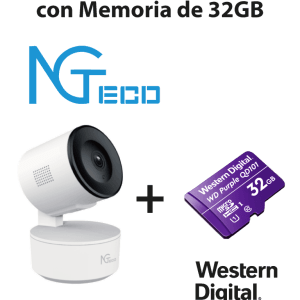 NGTECO NGC2301PAK – Paquete de Cámara NGC2301 IP WiFi 1080P con Memori NGTECO NGC2301PAK – Paquete de Cámara NGC2301 IP WiFi 1080P con Memori