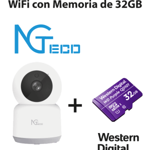 NGTECO NGC2401PAK – Paquete de Cámara NGC2401 IP PT WiFi 1080P con Mem NGTECO NGC2401PAK – Paquete de Cámara NGC2401 IP PT WiFi 1080P con Mem