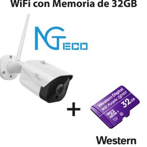 NGTECO NGC401PAK – Paquete de Cámara NGC401 IP Bullet WiFi 1080P con M NGTECO NGC401PAK – Paquete de Cámara NGC401 IP Bullet WiFi 1080P con M