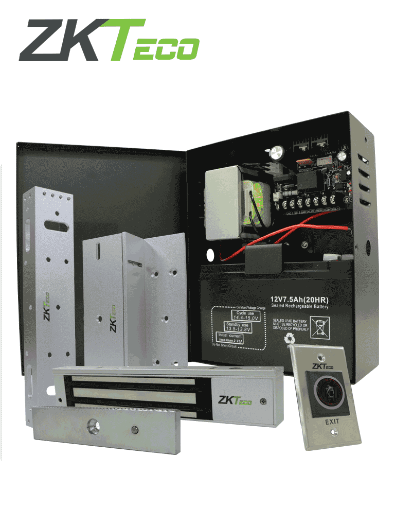 ZKTECO ACAKIT – Kit de accesorios de control de acceso 1 Boton de sali
