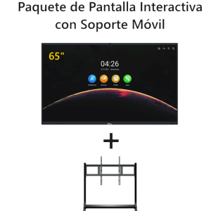 ZKTECO IWB65BPAQ – Paquete de Pantalla Digital Interactiva de 65 pulga ZKTECO IWB65BPAQ – Paquete de Pantalla Digital Interactiva de 65 pulga