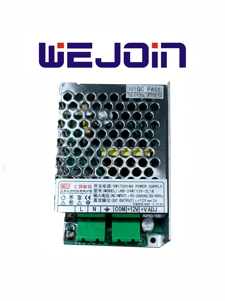 WEJOIN WJBPS02 – FUENTE DE VOLTAJE PARA ALIMENTACION DE LEDS EN BARRER