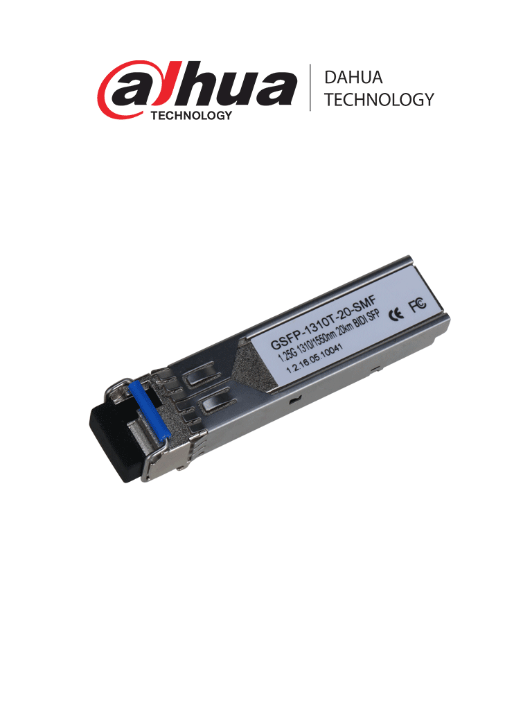 DAHUA GSFP-1310T-20-SMF – Modulo de Fibra Optica SFP Monomodo Transmis