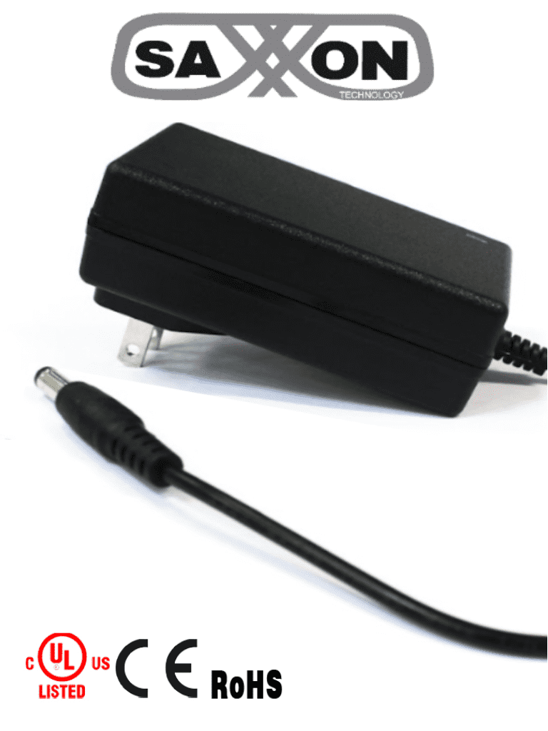 SAXXON PSU1203 – Fuente de Poder Regulada de 12 Vcc 3 Amperes Cable de