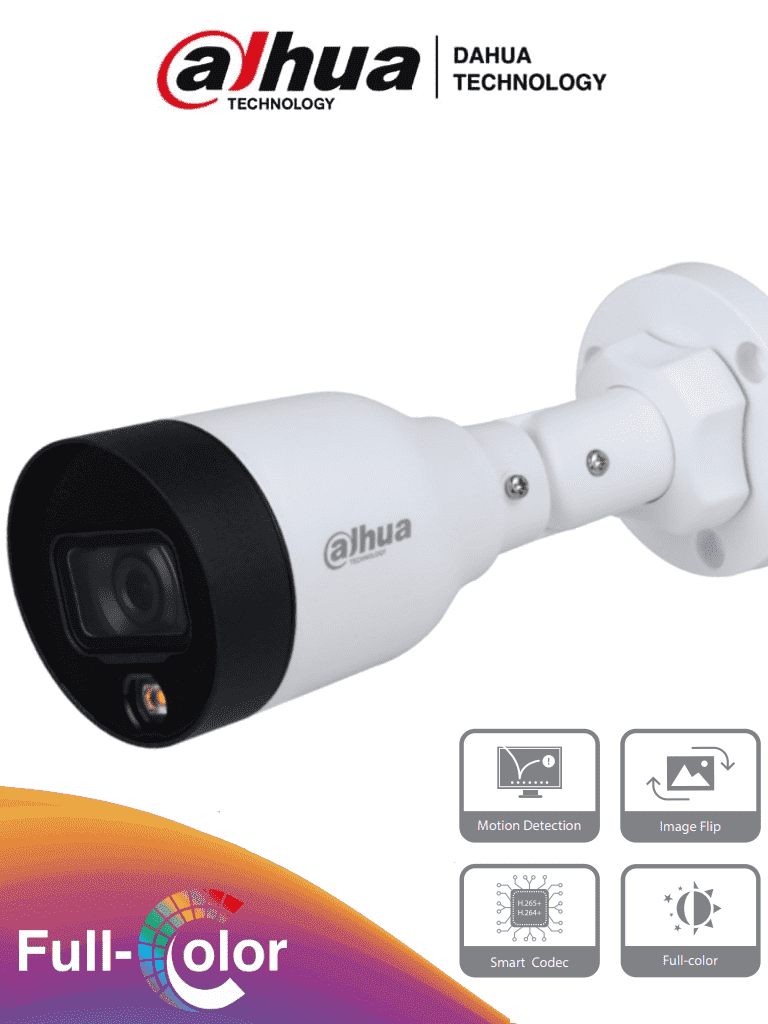 DAHUA IPC-HFW1439S1-LED-S4 – Camara IP Bullet de 4 Megapixeles Full Co