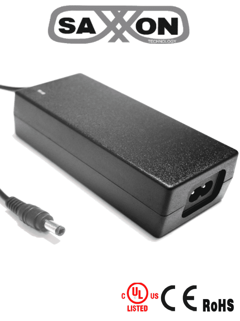 SAXXON PSU1204D – Fuente de poder regulada de 12 Vcc 4.1 Amperes Con C