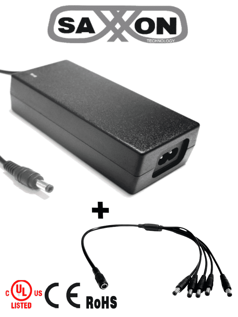 SAXXON uFP12VDC41APAQ – Paquete de Fuente de Poder Regulada de 12 Vcc