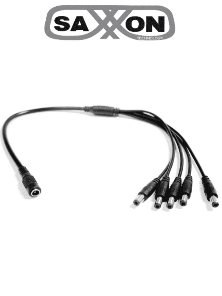 SAXXON PSUWB08 – Divisor de Energía para 5 Camaras 1 Conector Hembra +