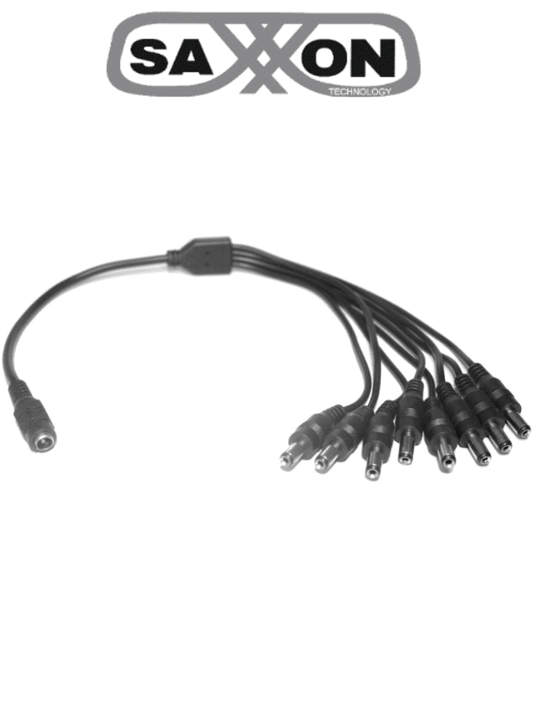 SAXXON PSUWB10 – Divisor de Energía para 8 Camaras 1 Conector Hembra +