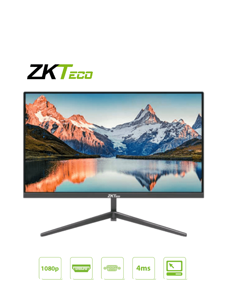 ZKTECO ZD222KA – Monitor LED Full HD de 22 pulgadas Resolución 1920 x