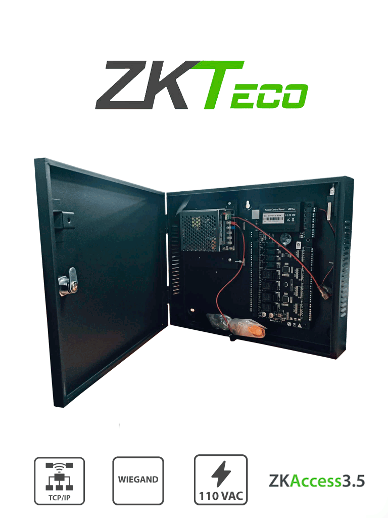 ZKTECO C3400B – Control de Acceso Profesional 4 Puertas 4 Lectoras PUL