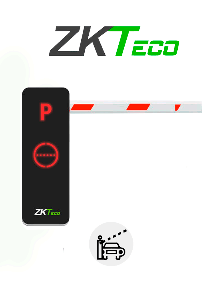 ZKTECO BGM1060L -Barrera Vehicular Brazo Recto Telescópico Dirección A