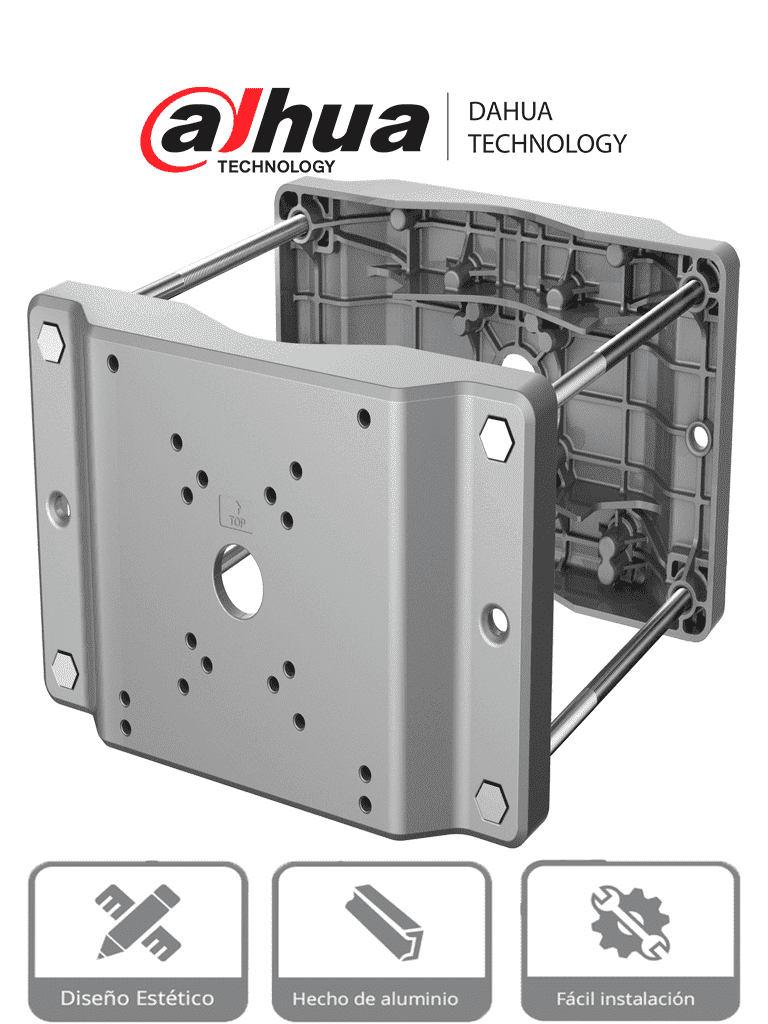 DAHUA DH-PFA153-SG – Montaje en Poste para Camaras PTZ y Cajas de Exte