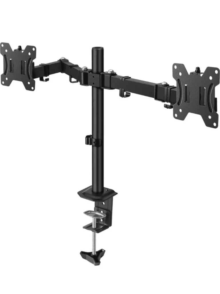STEREN STV215 – Soporte de Escritorio para 2 Monitores de Hasta 32 Pul
