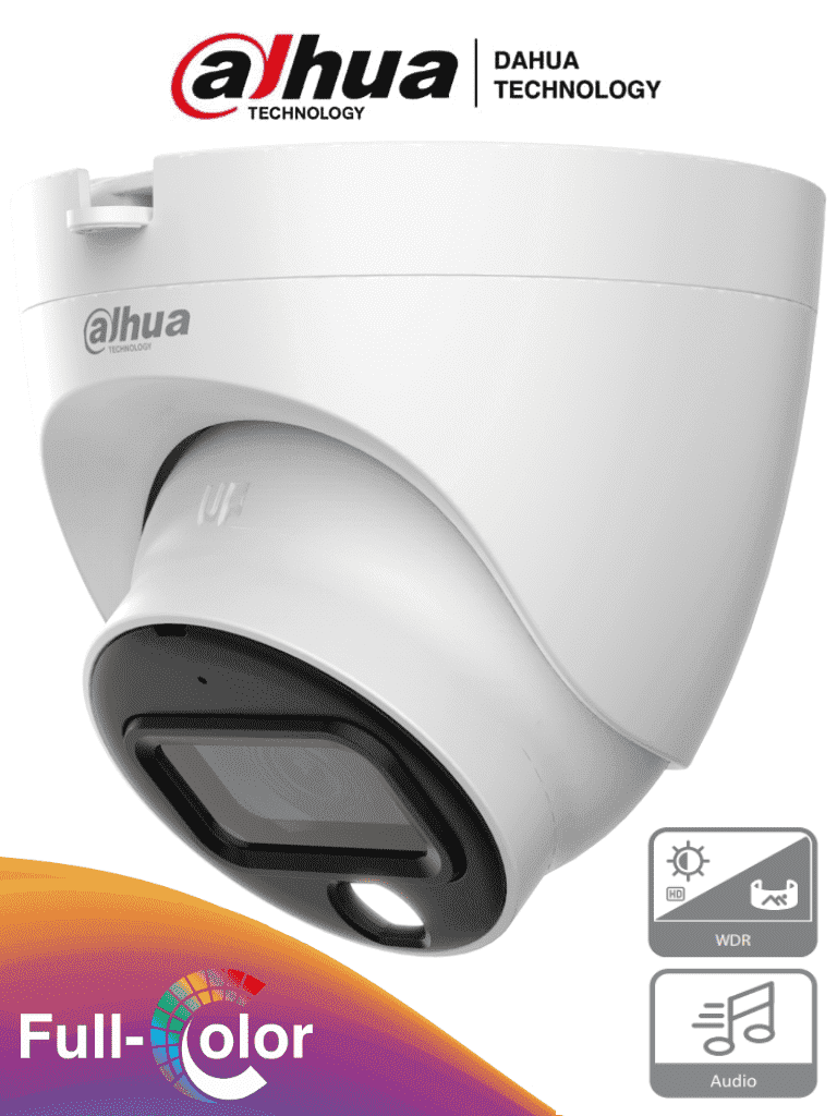 DAHUA HAC-HDW1239TLQN-A-LED – Camara Domo de 2 Megapixeles Full Color