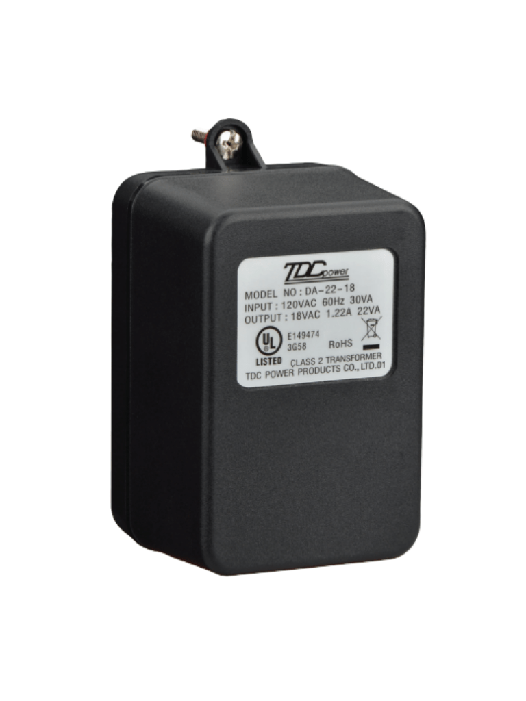 BOSCH I_CX4010 – Transformador de 18 VAC 22VA 60HZ compatible con pane