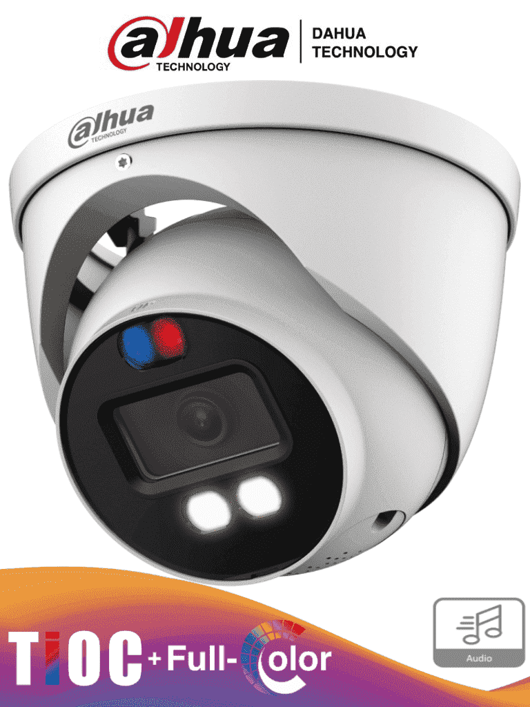 DAHUA HAC-ME1509H-A-PV-S2 – Camara Domo TioC de 5 Megapixeles Iluminad