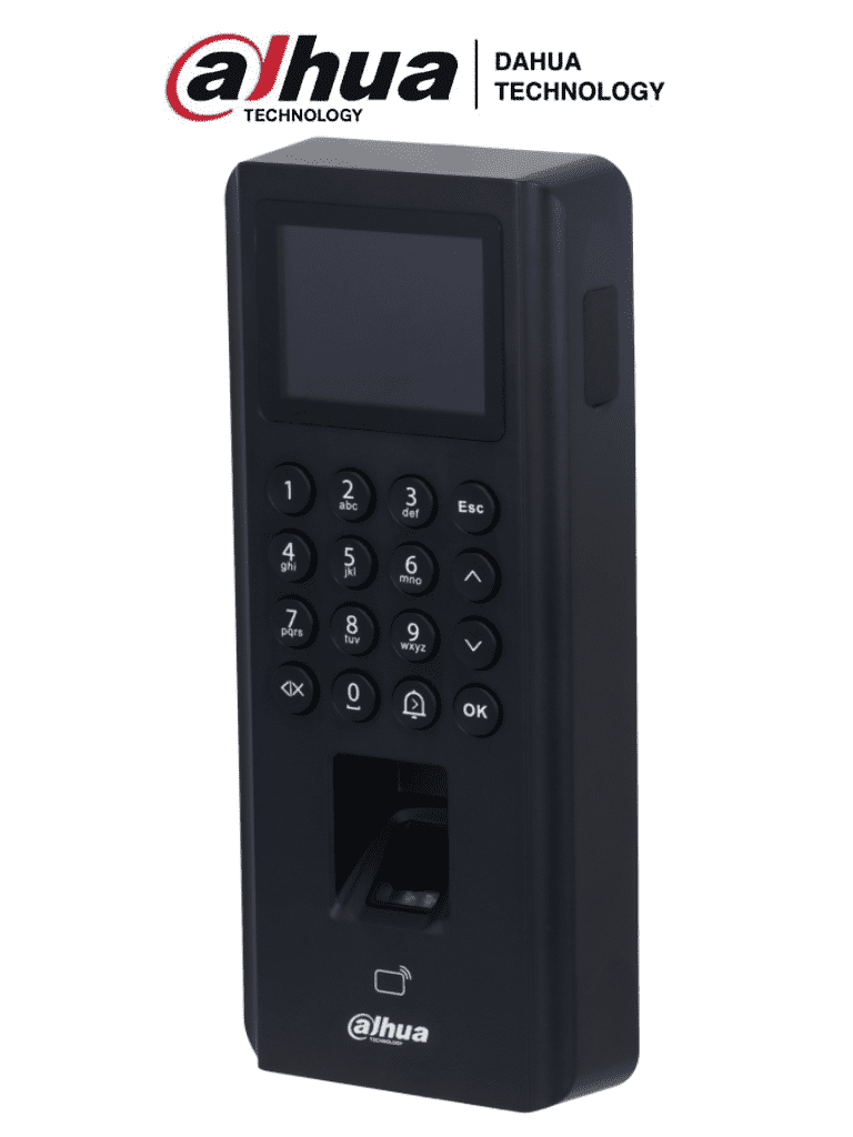 DAHUA ASI2212J-D – Control de Acceso de Huella y Tarjetas ID (EM) Pant