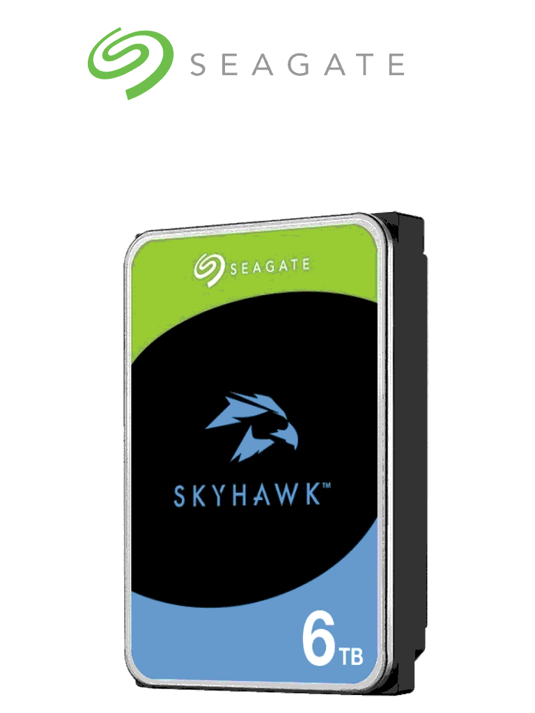 SEAGATE 6TB ST6000VX009 Disco duro de 6 TB Skyhawk 3.5 256MB Caché SAT
