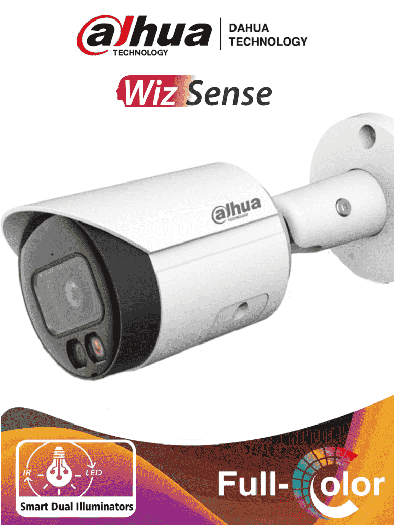 DAHUA IPC-HFW2249S-S-IL – Camara Bullet IP 2 Megapixeles Iluminador Du