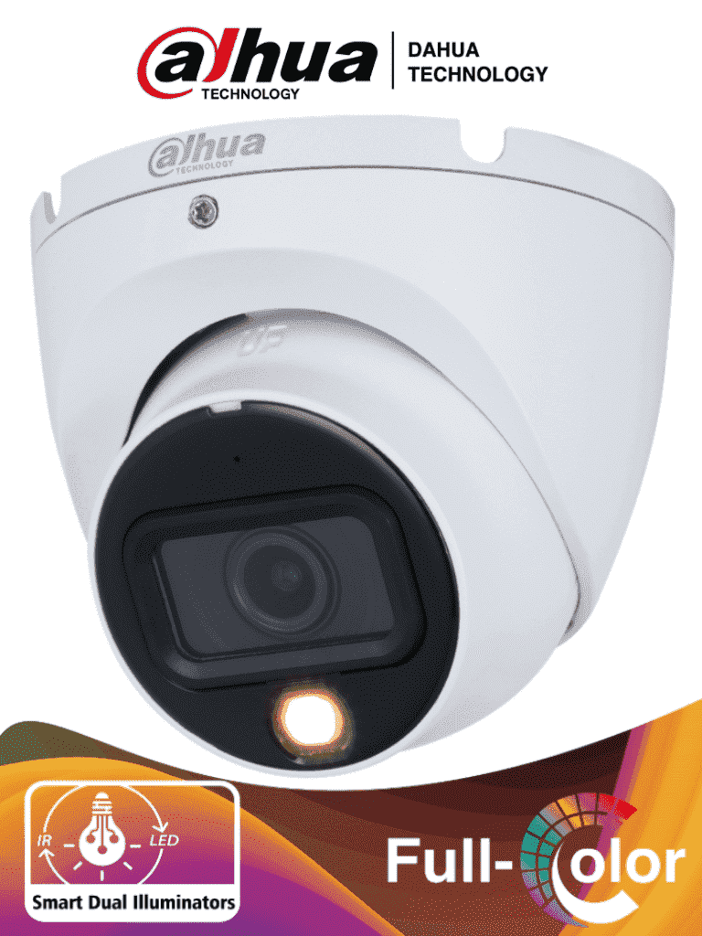 DAHUA HAC-HDW1801TLM-IL-A – Camara Domo 4k Iluminador Dual Inteligente
