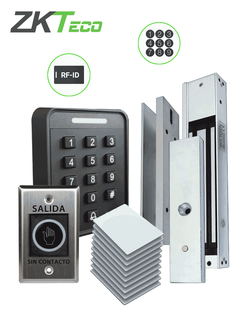 ZKTECO SA40KIT – Control de acceso KIT – Kit de acceso autónomo soluci