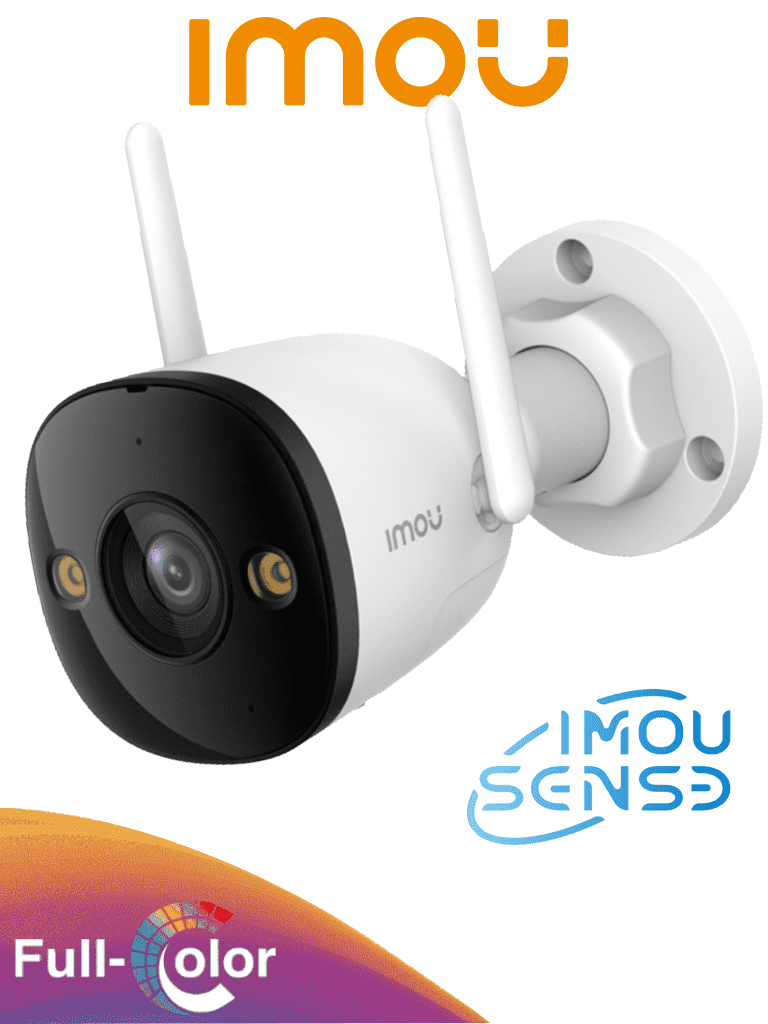 IMOU IPC-S3EN-5M0WE Bullet 3 5MP – Cámara IP Bullet WiFi de 5MP, Full