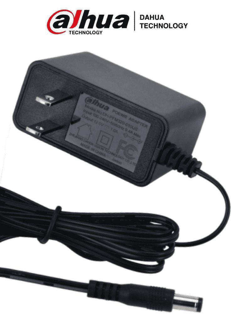 DAHUA PFM320-010US – Fuente de Poder de 12 Vcc 1 Amper FCC, EN6236B En