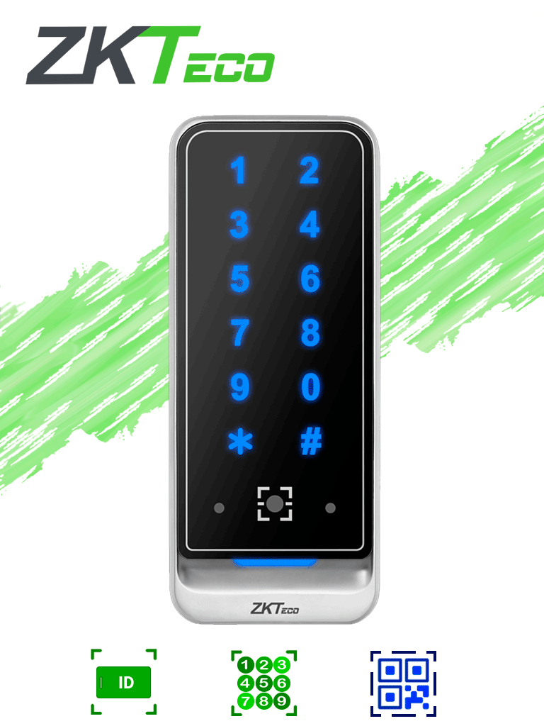 ZKTECO QR600VKE – Lector esclavo de tarjetas de proximidad ID 125 Khz