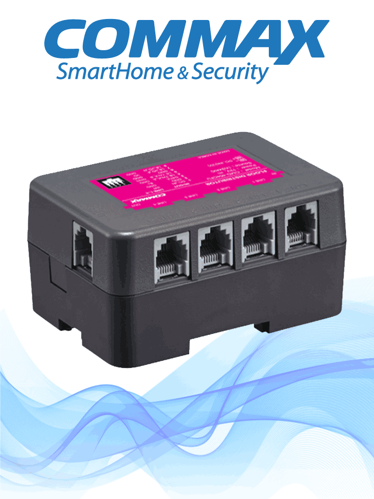 COMMAX CMD404CFU – Distribuidor de piso para conexión de hasta 4 monit