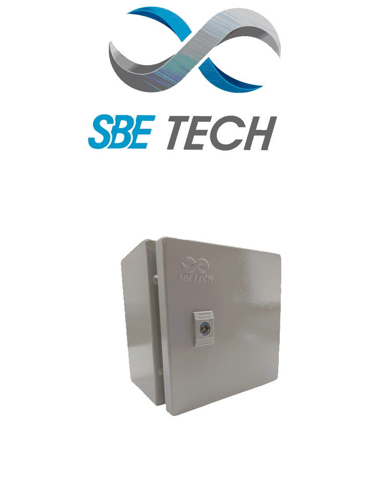 SBE TECH 303015 – Gabinete metálico 30.0 cm x 30.0 cm x 15.0cm Para us