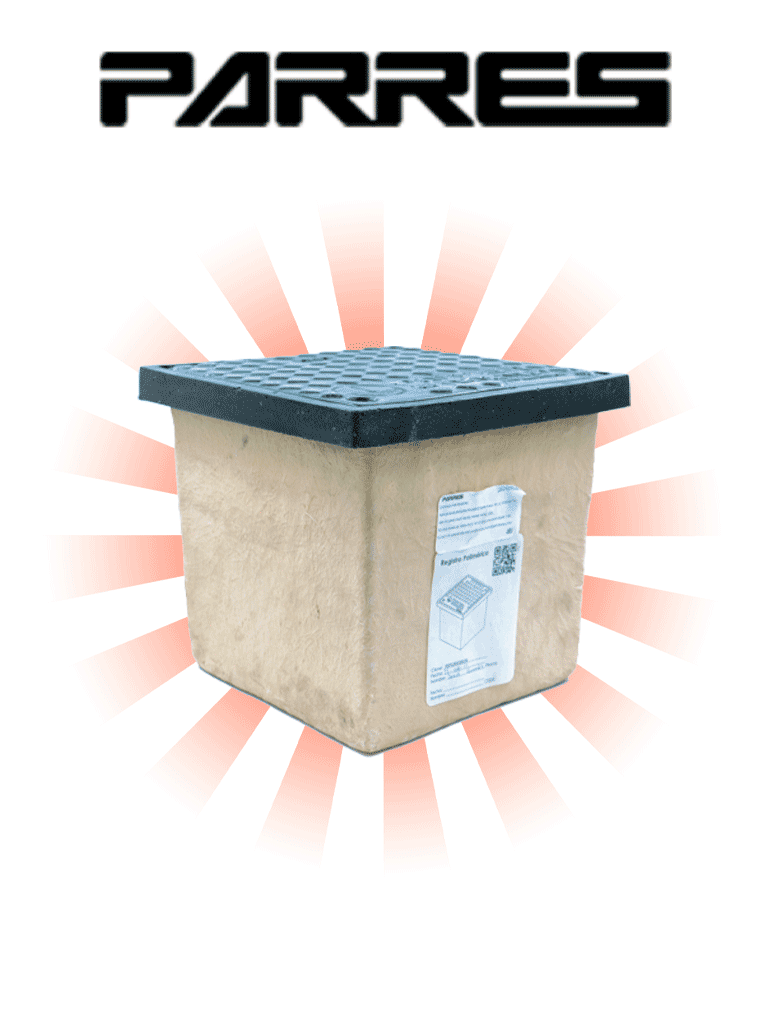 PARRES RSPG30X30X30 Registro polimérico serie POWER GROUND 30X30X30 SO